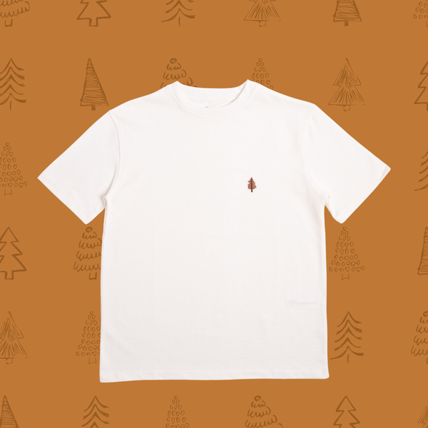 Premium Pine Tshirt - Antik Beyaz