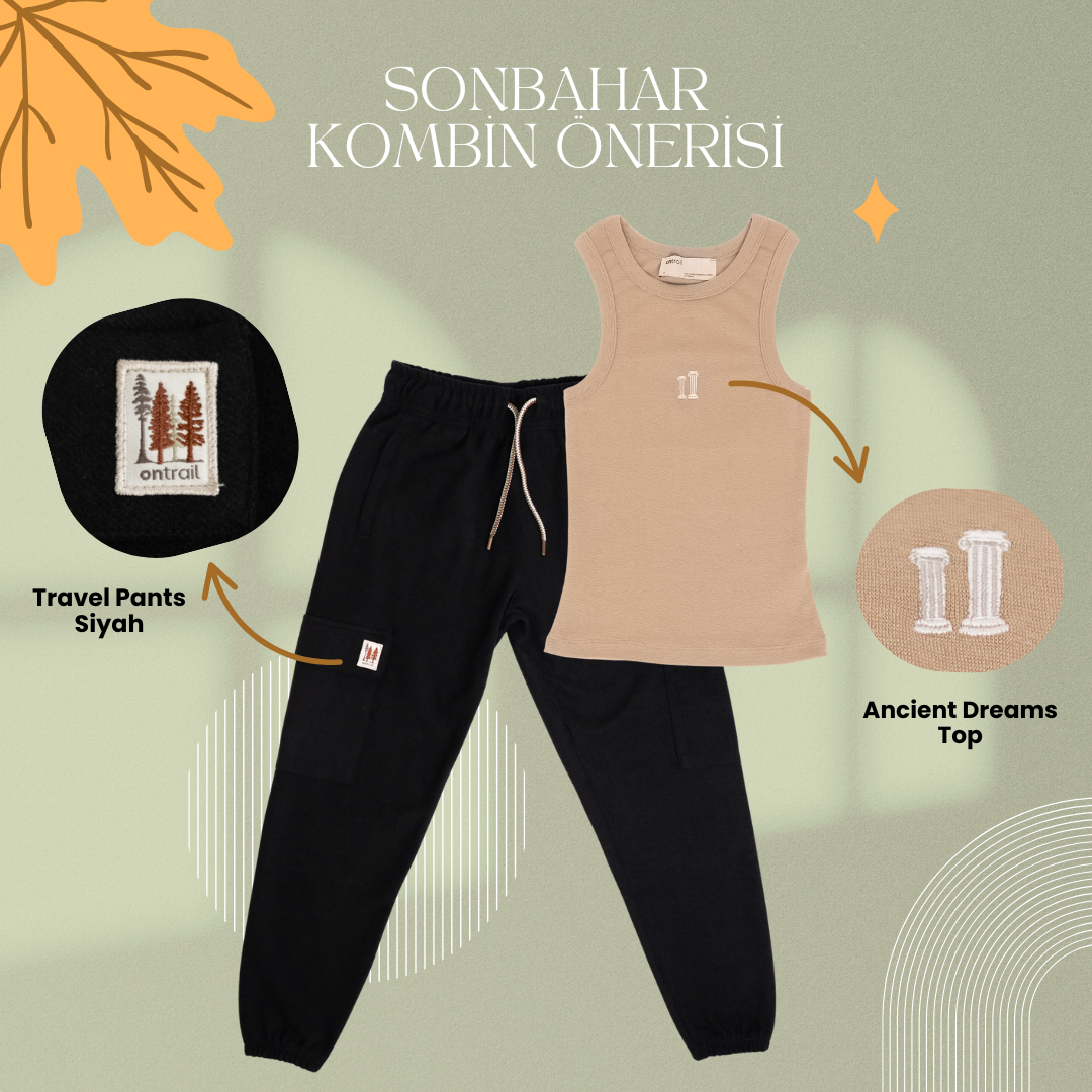 Kadın Travel Pants - Siyah