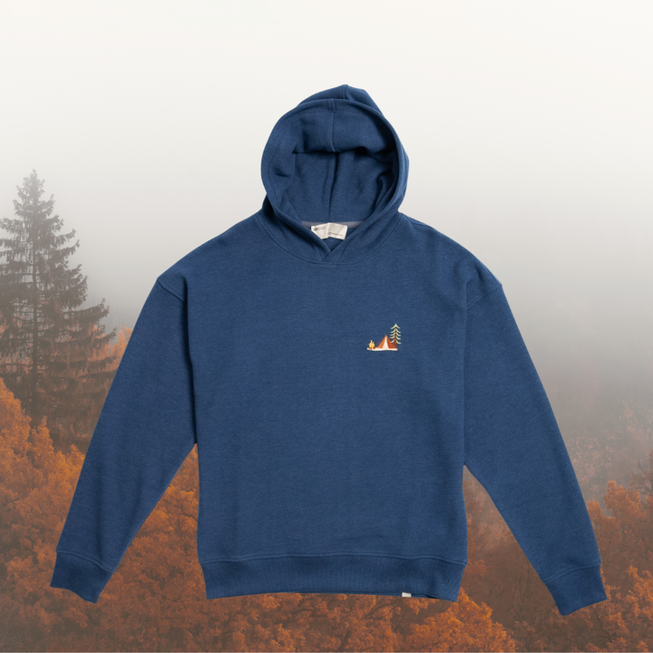 Camp Life Hoodie - İndigo Mavi