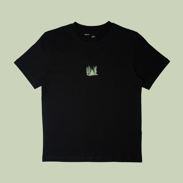 Cabin Life Tshirt - Siyah