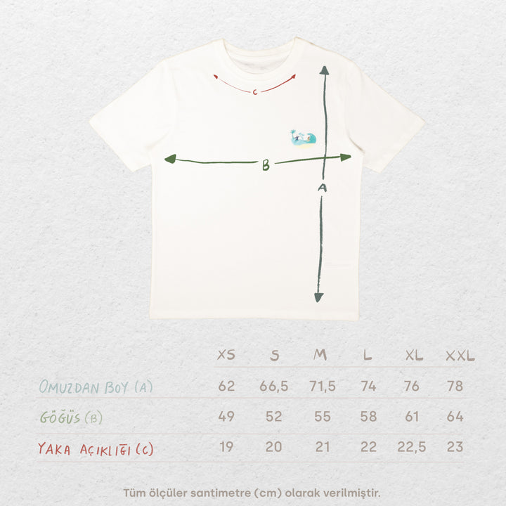 Island Life Tshirt - Antik Beyaz