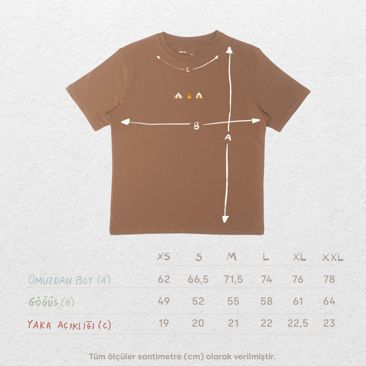 Mini Tents Tshirt - Toprak
