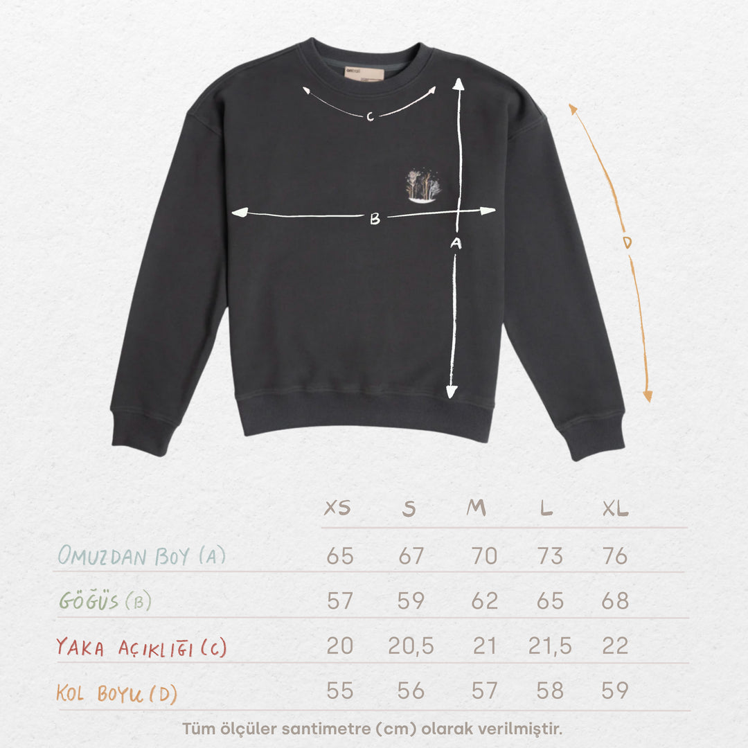 Winter Forest Sweatshirt - Antrasit