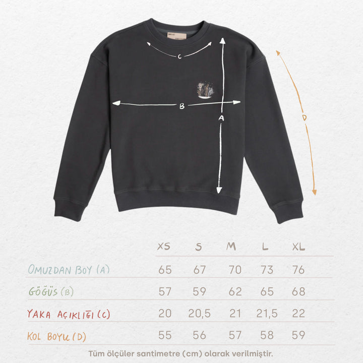 Winter Forest Sweatshirt - Antrasit