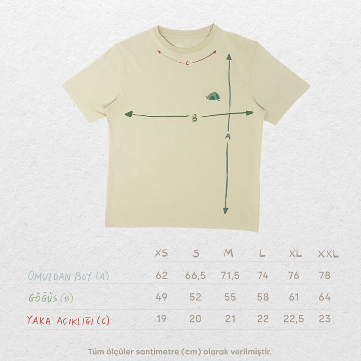 Solo Camping Tshirt - Gri Yeşil