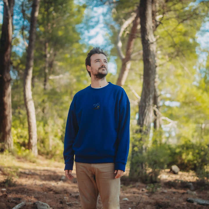 Star Trail Sweatshirt - Mavi