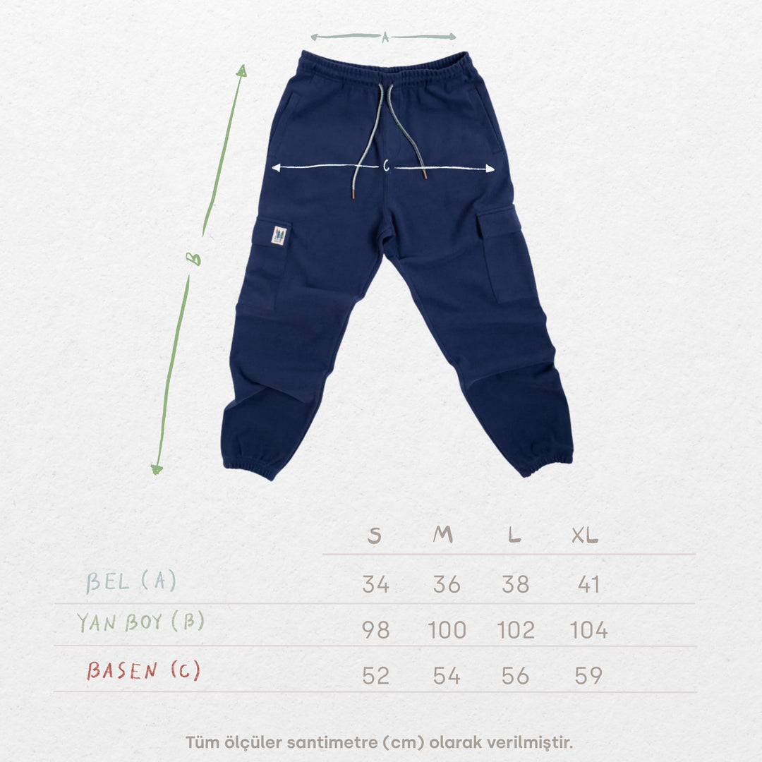 Erkek Travel Pants - Denizci Mavisi