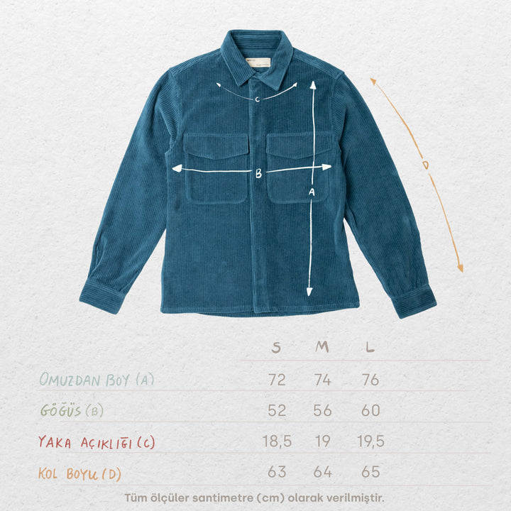 Woodland Overshirt - Mavi