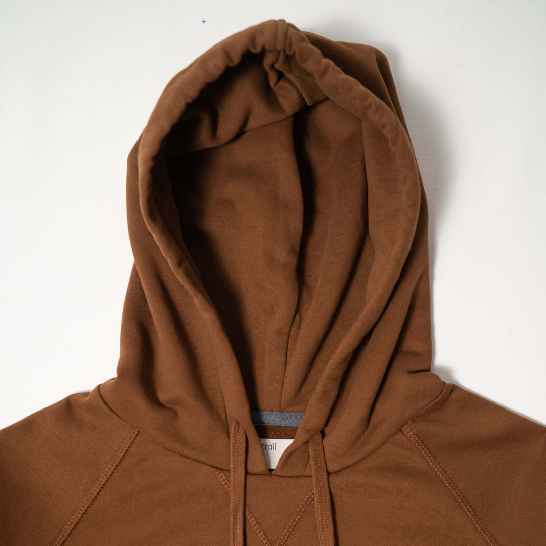 Slow Down Crop Hoodie - Çikolata