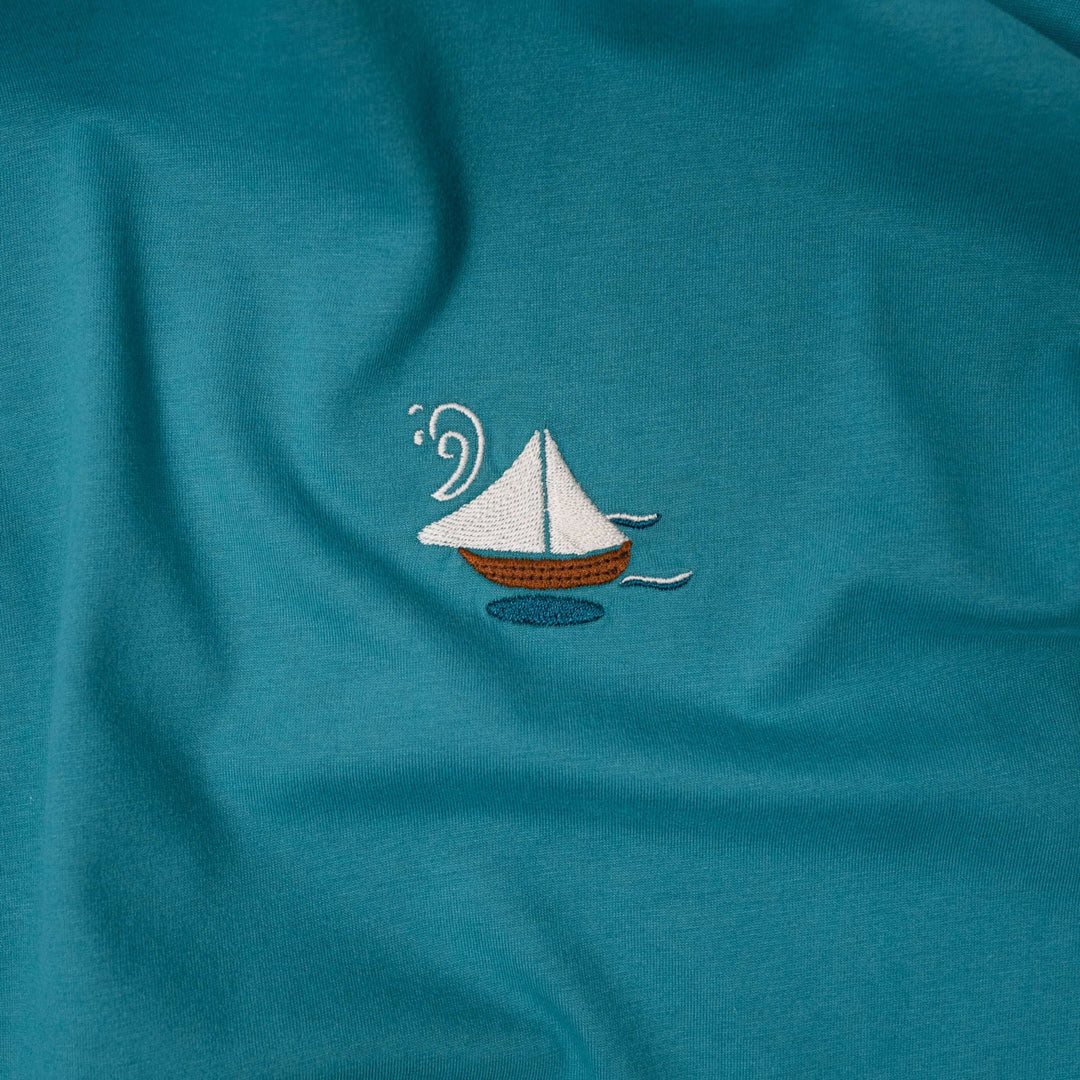 Kaş Tshirt - Akdeniz Mavisi