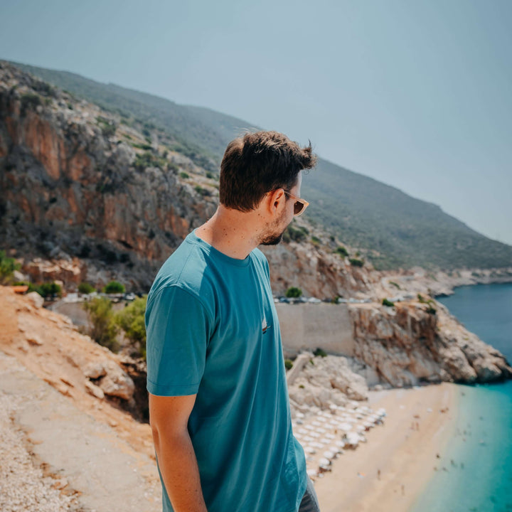 Kaş Tshirt - Akdeniz Mavisi